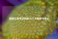 湖南公选考试网助力人才选拔与成长